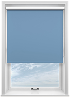 Rimini (FR Blackout), Turkish Blue - Twist&Fit Roller Blind